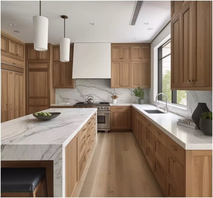 White Oak Kitchen Cabinets